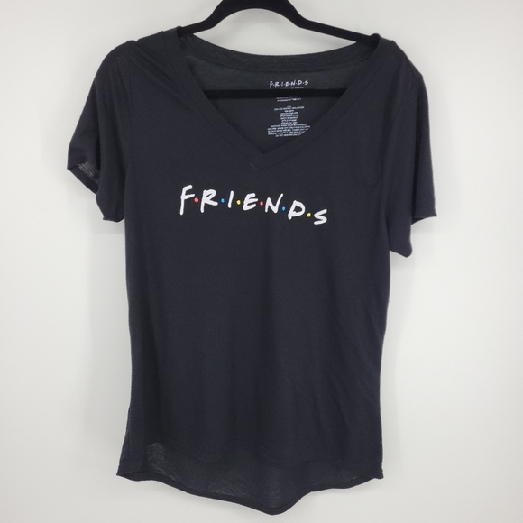 Friends the Television Series Womens Black Y2K T-Shirt Size‎ XXL - Picture 2 of 6